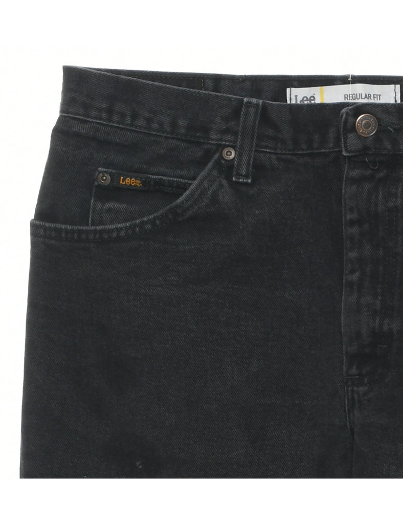 Black Lee Jeans - W34 L32