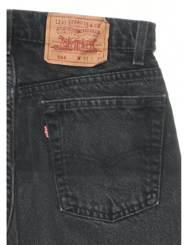 Black Levi's 554 Jeans - W31 L32