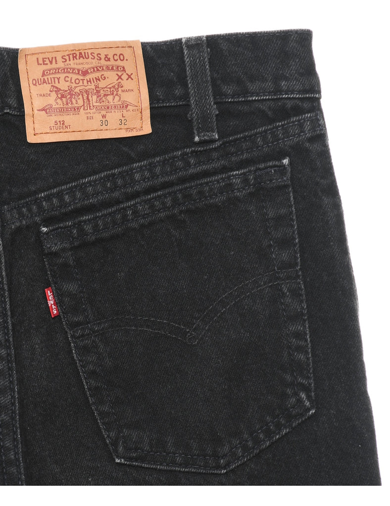 Black Levi's Straight-Fit Jeans - W30 L32