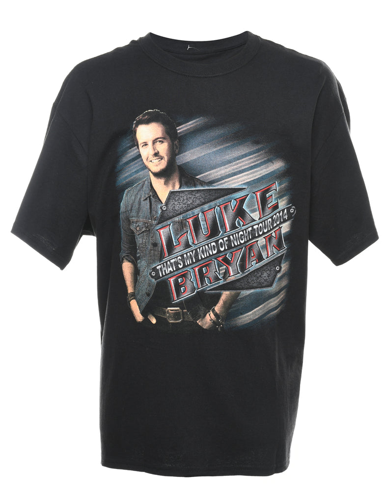 Black Luke Bryan Band T-shirt - XL