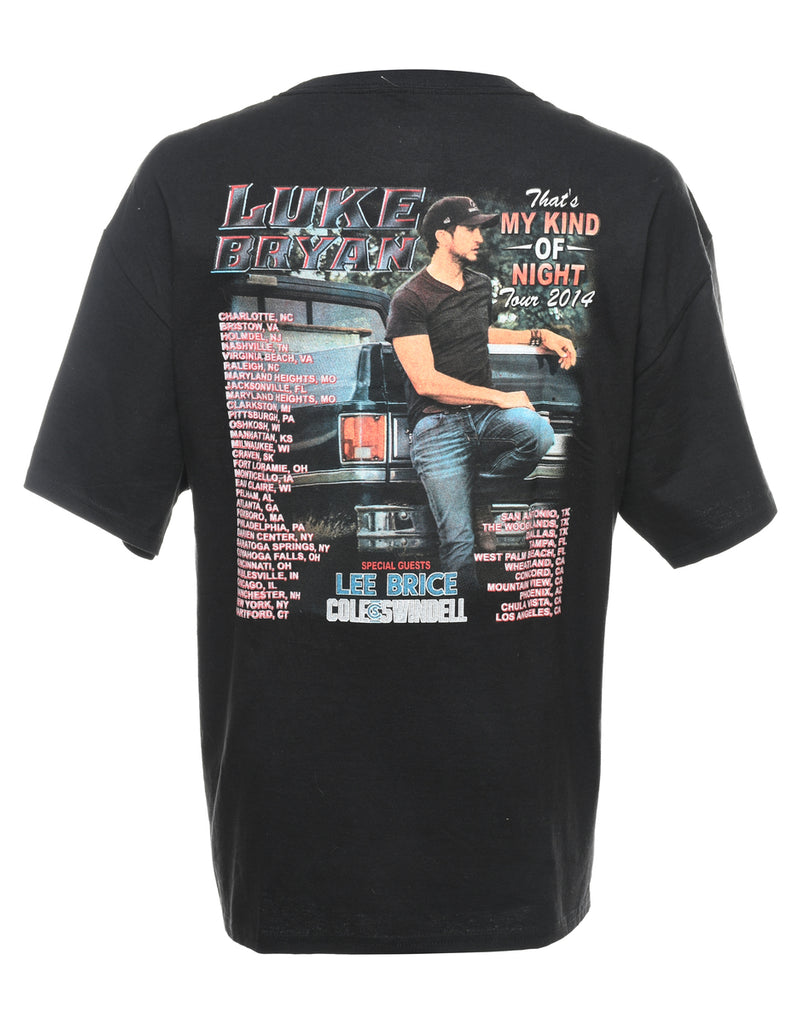 Black Luke Bryan Band T-shirt - XL