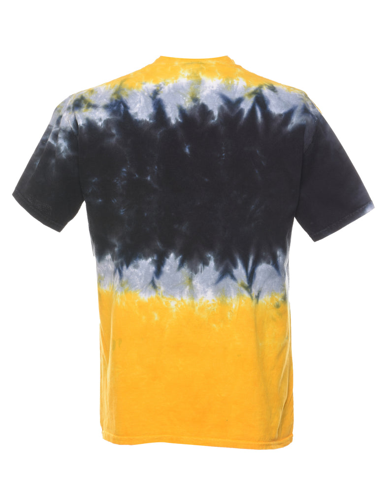Black NFL Pittsburgh Steelers Tie Dye Sports T-shirt - M