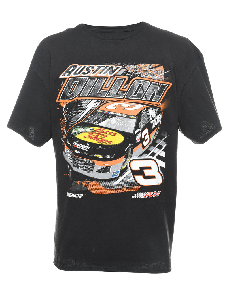 Black & Orange RCR Printed Austin Dillion T-shirt - XL