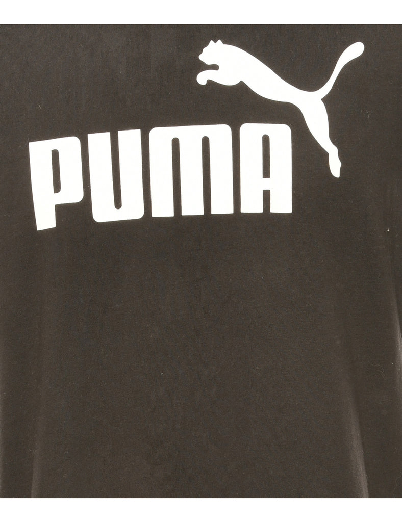 Black Puma Printed T-shirt - M