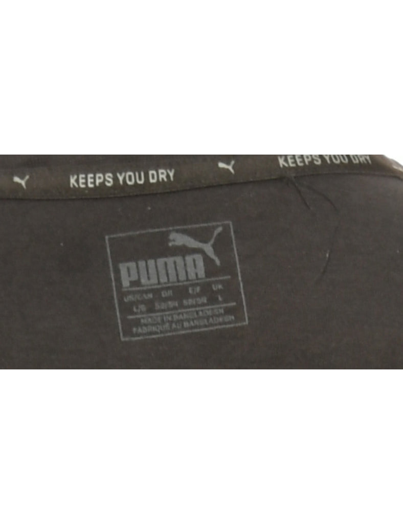 Black Puma Printed T-shirt - M