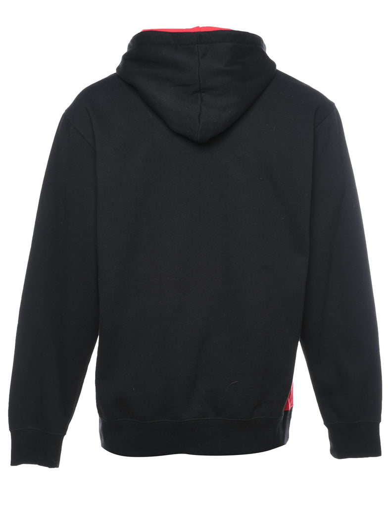 Black & Red Hooded Sweatshirt - XL