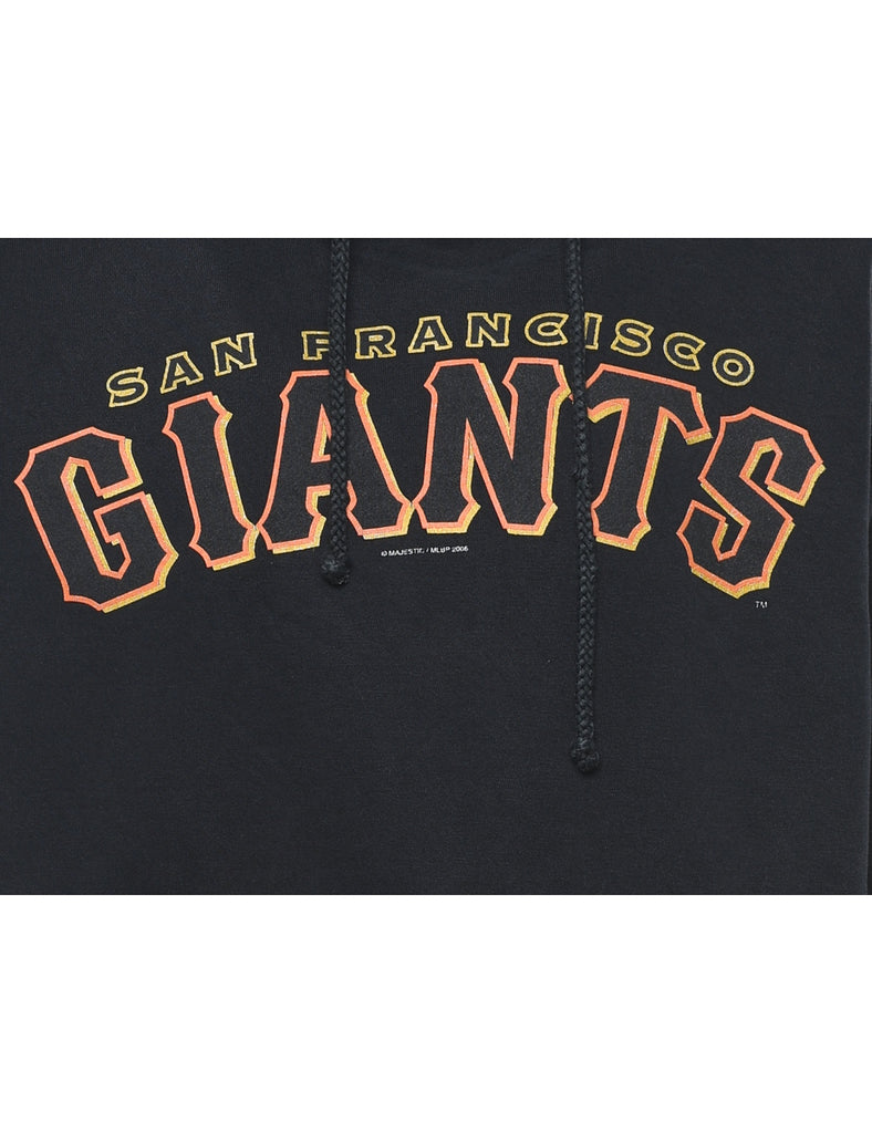 Black San Francisco Giants MLBP Hooded Sports Sweatshirt - S