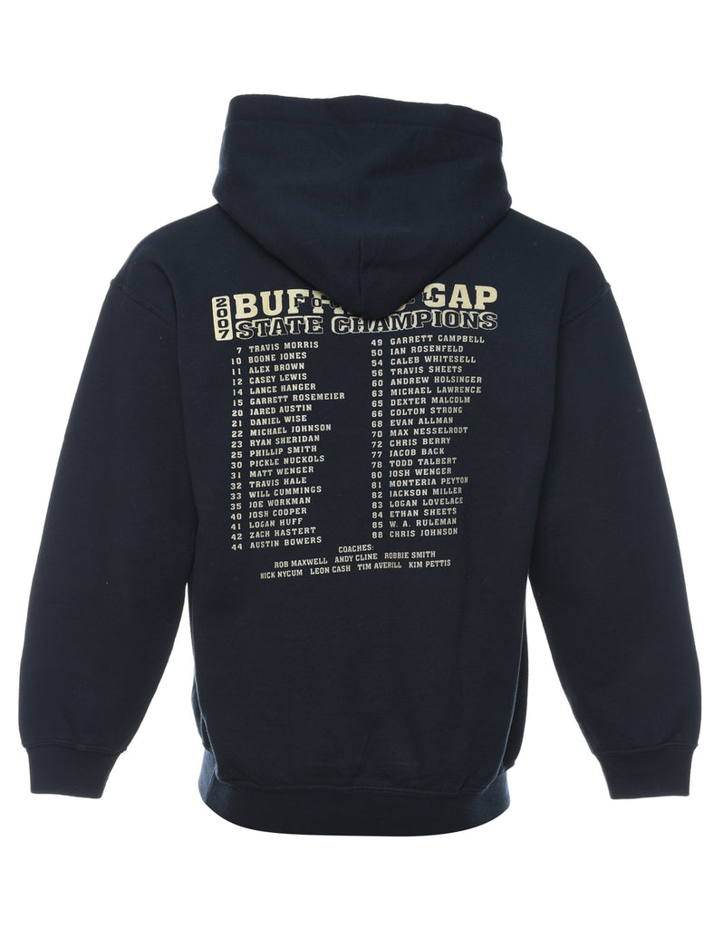 Black State Champions Hoodie - M