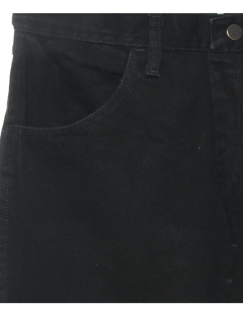 Black Straight Fit Jeans - W34 L32