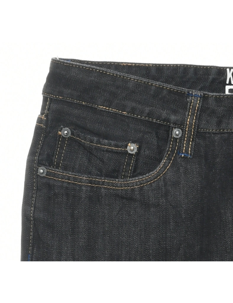 Black Straight Fit Jeans - W34 L34