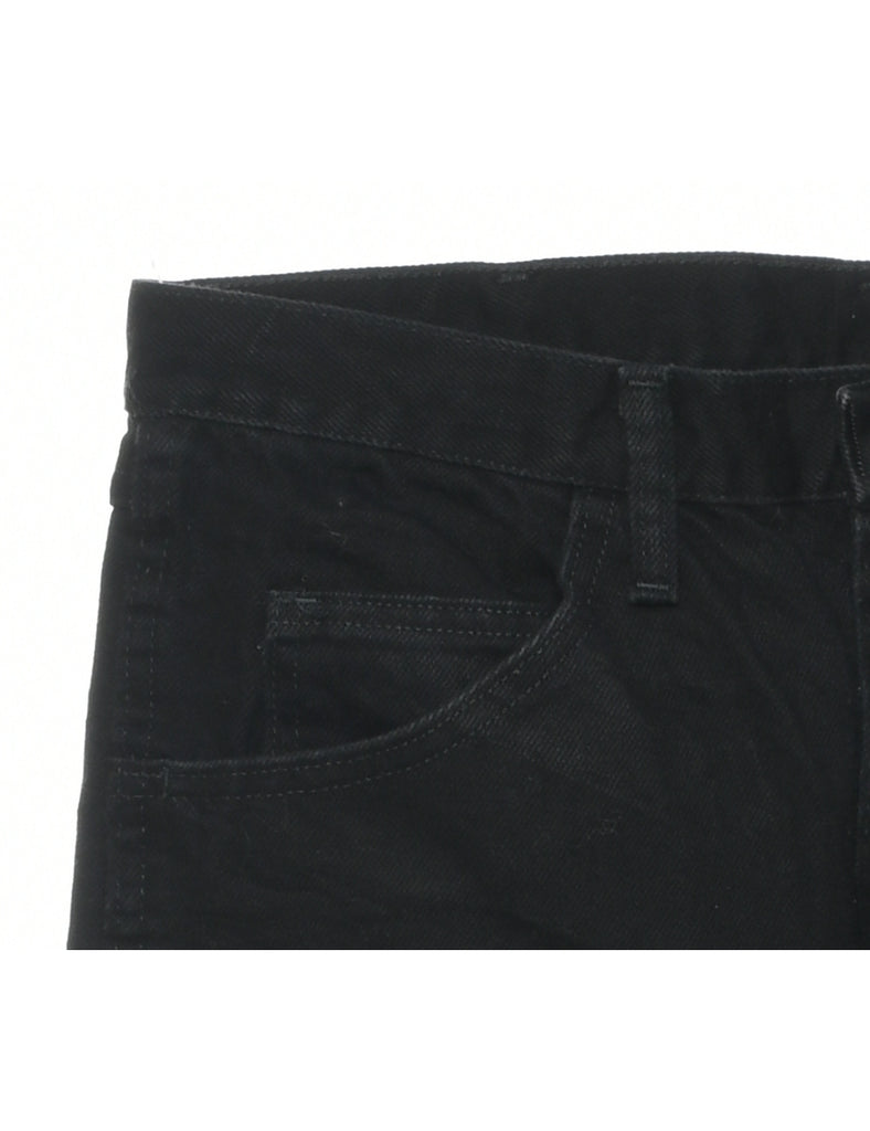 Black Straight Fit Jeans - W33 L30