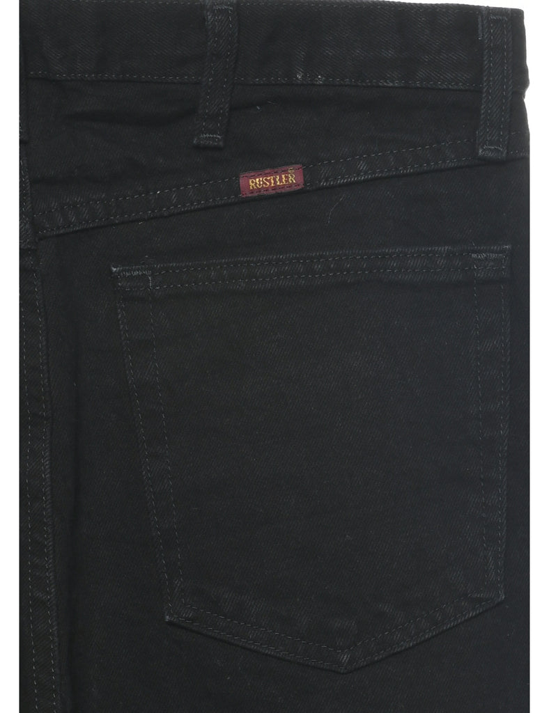 Black Straight Fit Jeans - W34 L32