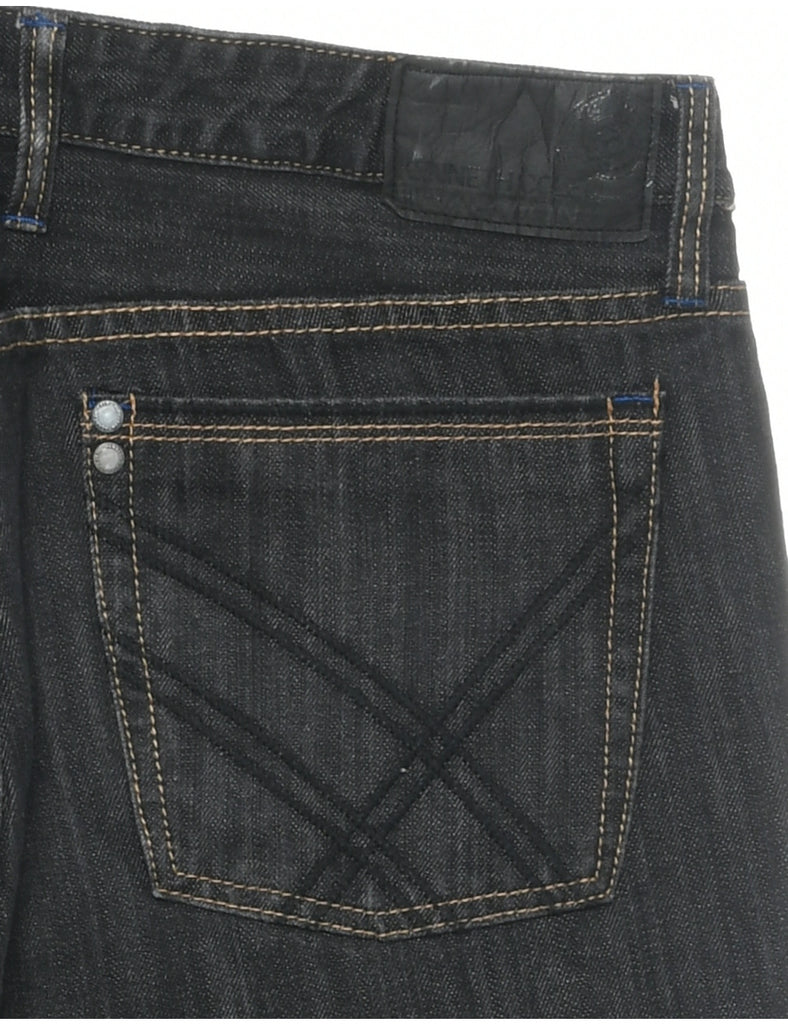 Black Straight Fit Jeans - W34 L34