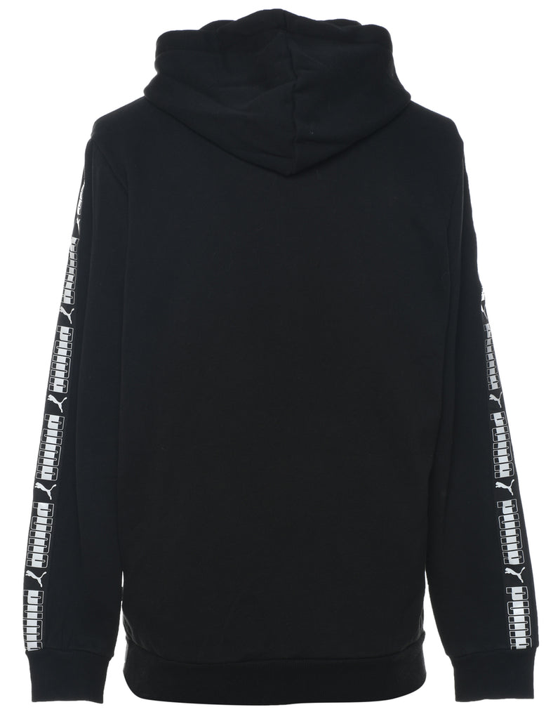 Black & White Contrast Puma Sweatshirt - S