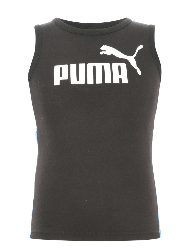 Black & White Puma Printed Vest - M