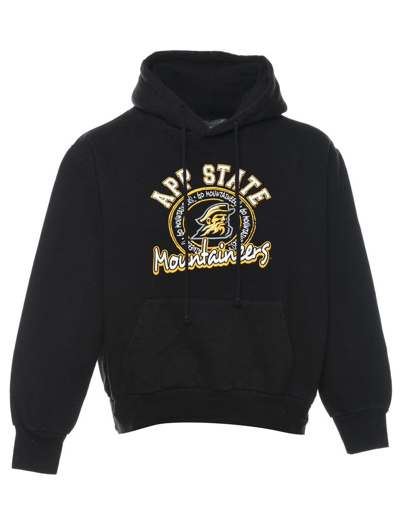 Black & Yellow  App State Mountaineers Hoodie - M