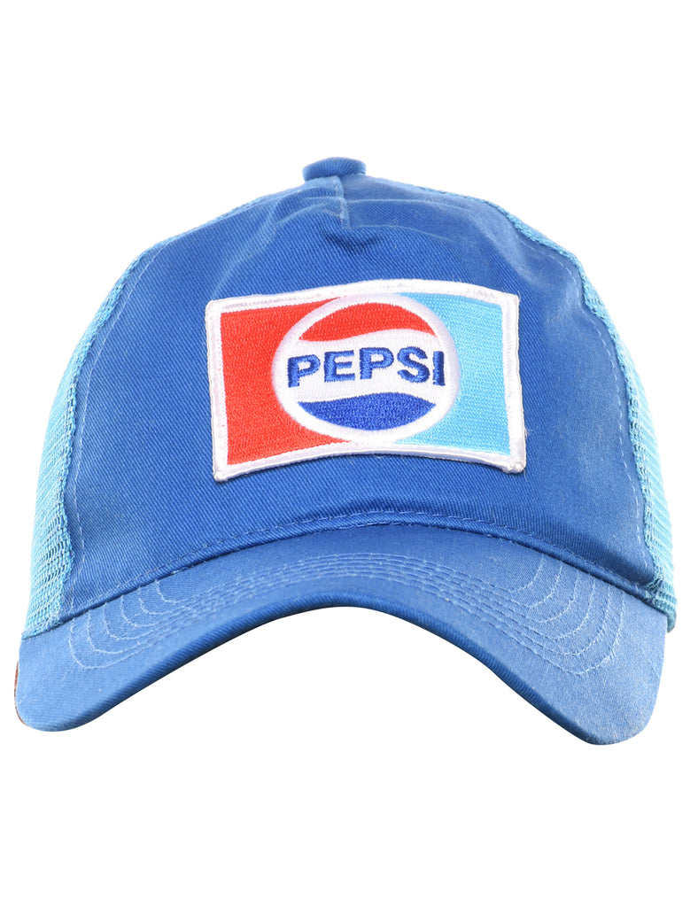 Blue Embroided Cap - XS