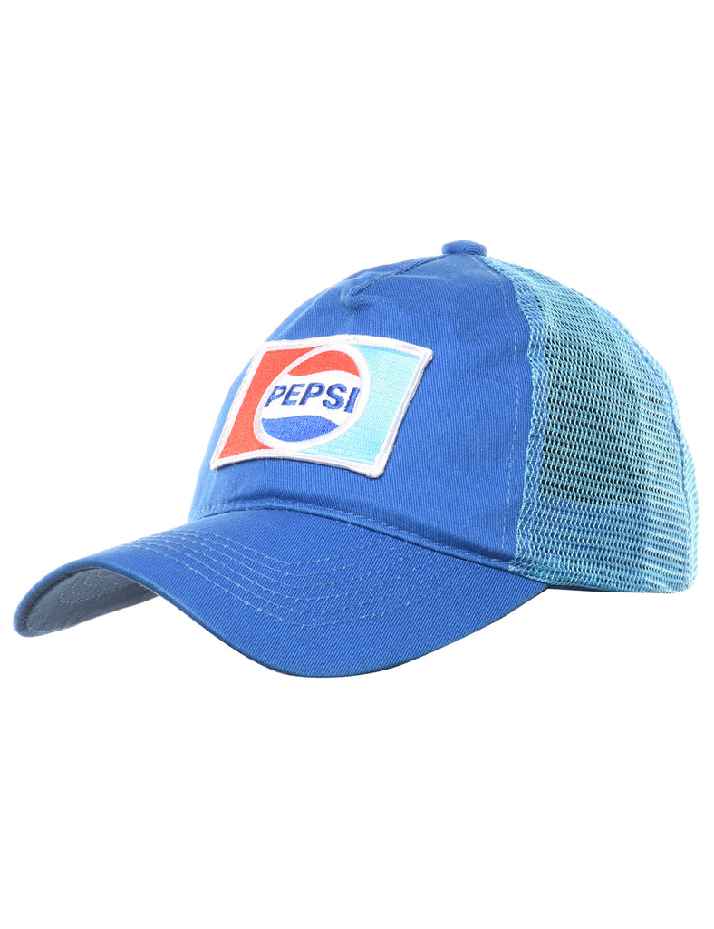 Blue Embroided Cap - XS