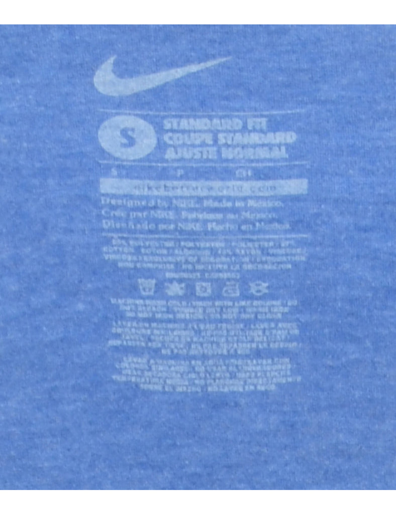 Blue Nike Printed T-shirt - M