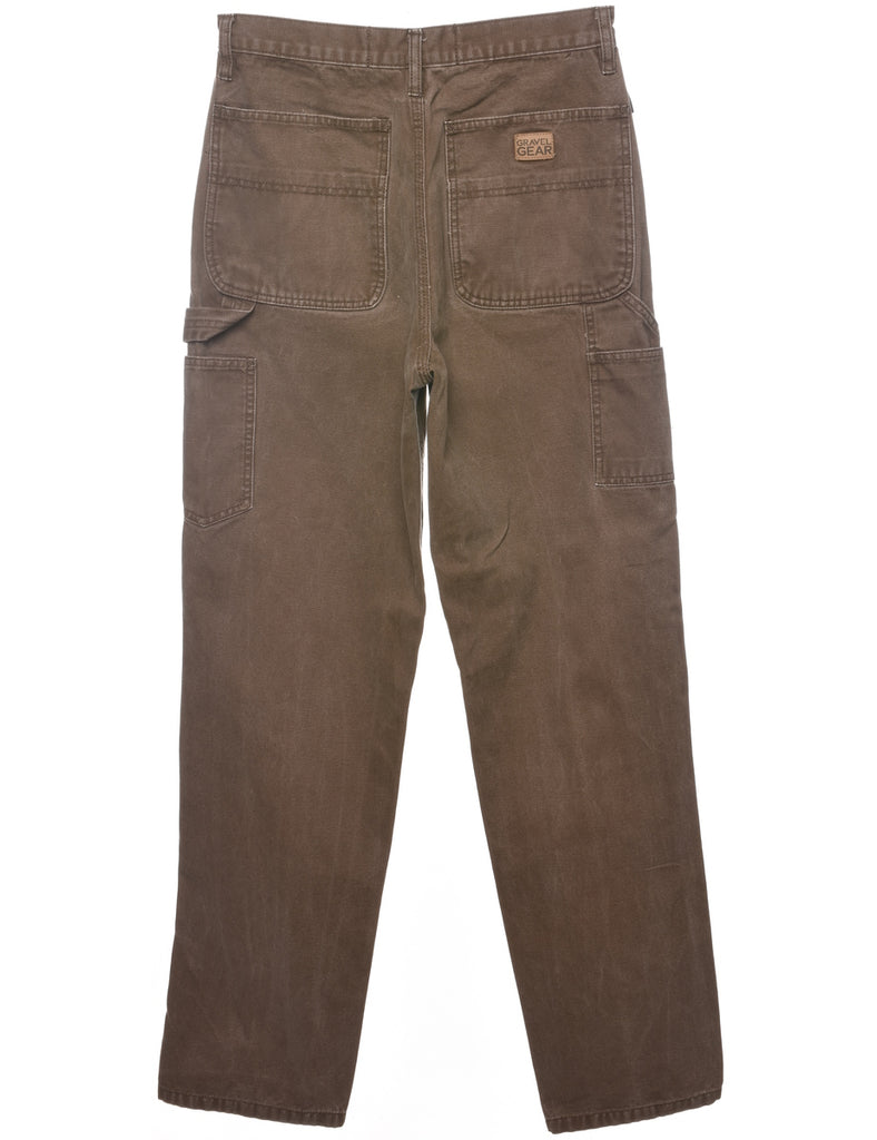 Brown Workwear Jeans - W30 L34