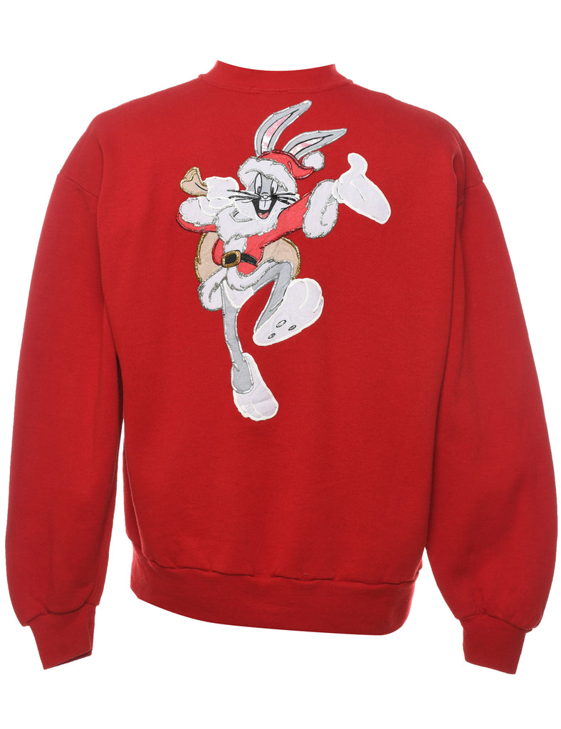 Bugs Bunny Christmas Sweatshirt - L