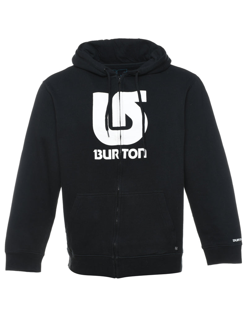 Burton Black & White Printed Snowboarding Hoodie - M