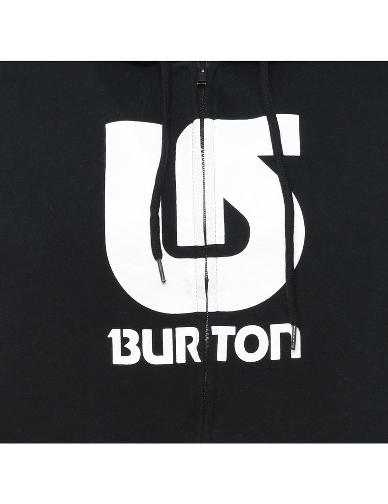 Burton Black & White Printed Snowboarding Hoodie - M