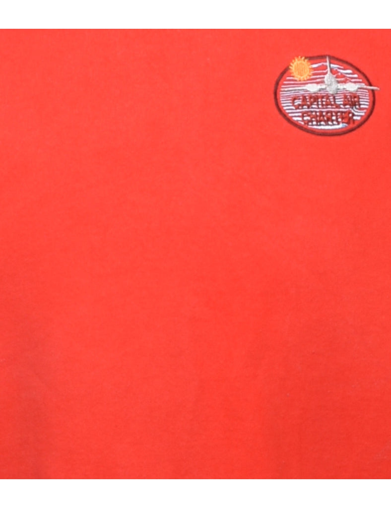 Capital Air Charter Red Sweatshirt - M