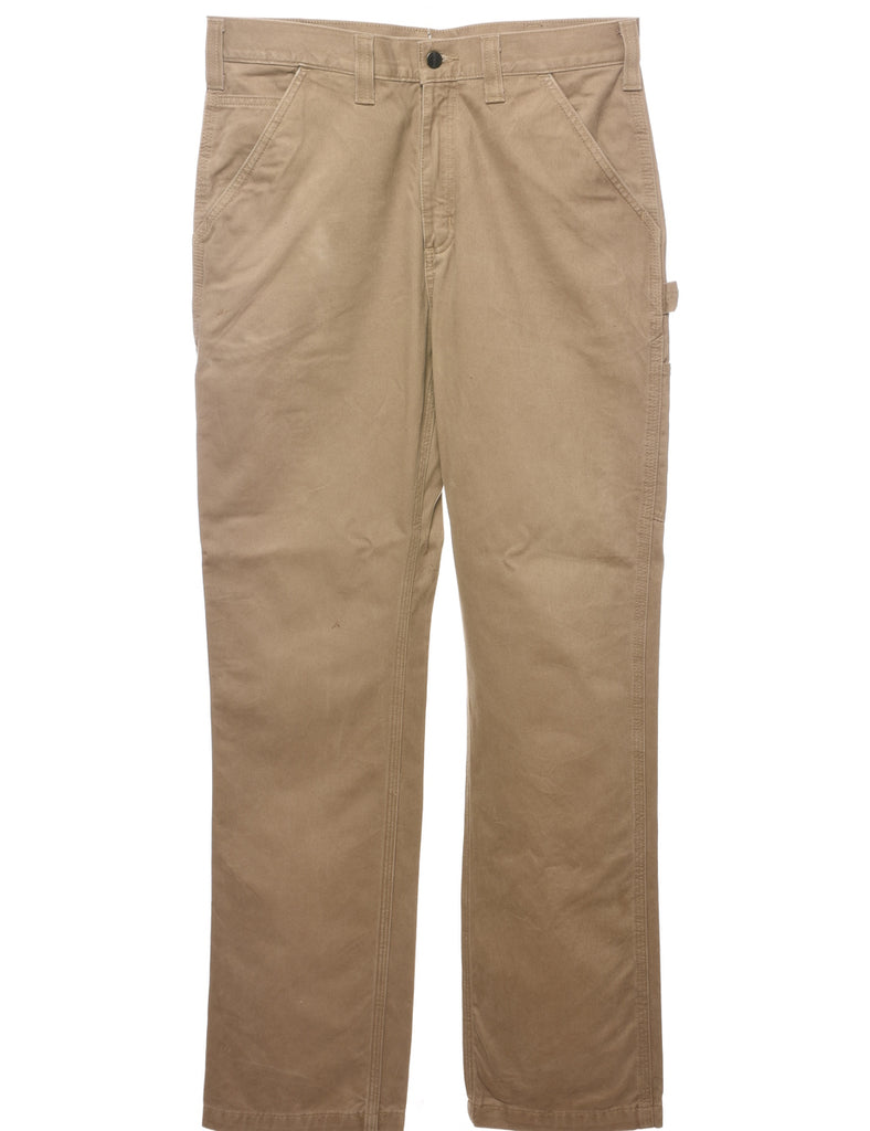 Carhartt Brown Classic Workwear Jeans - W33 L34