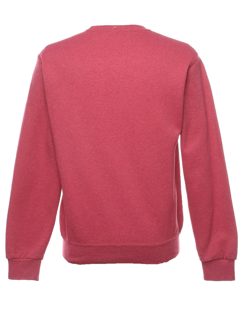 Carolina Beach Pink Printed Sweatshirt - S