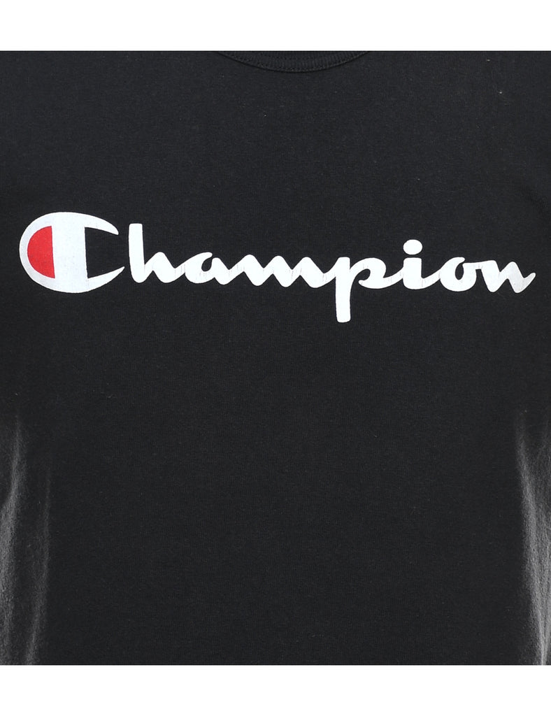 Champion Black Classic T-Shirt - S