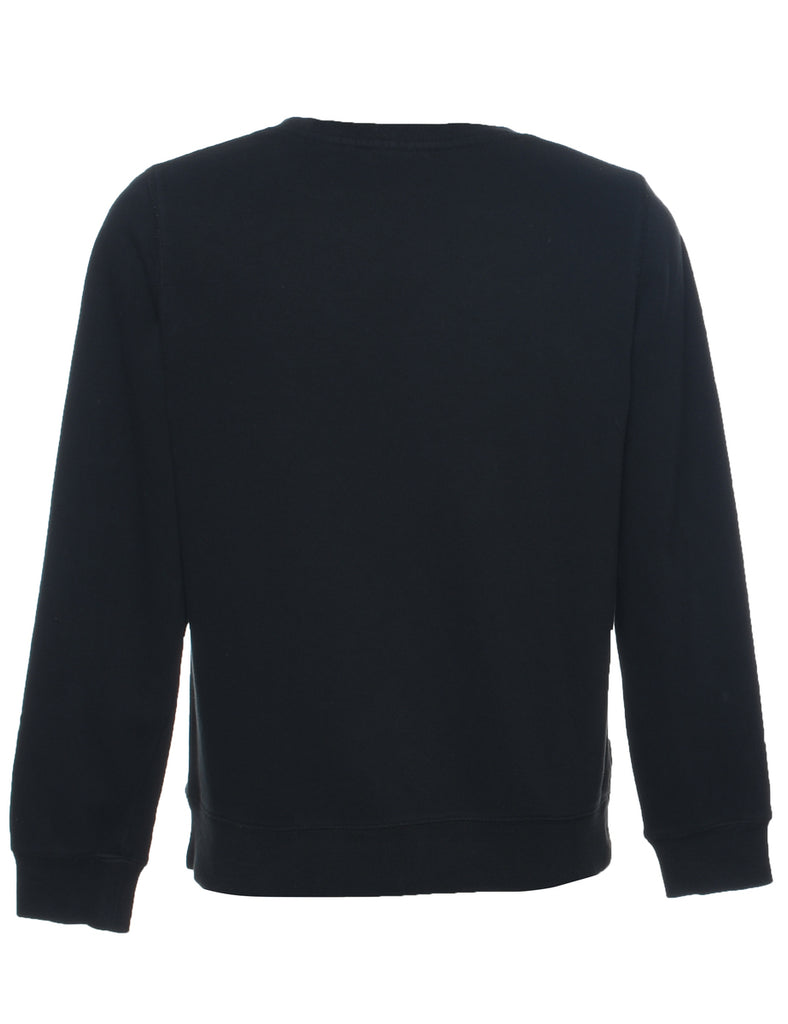 Champion Black Printed Sweatshirt - M