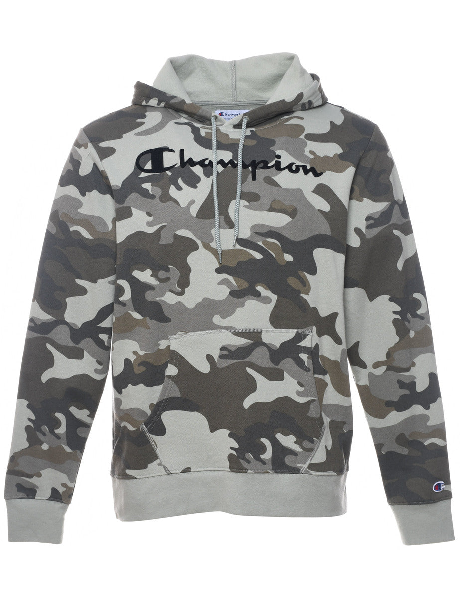 Camo champion hoodie online