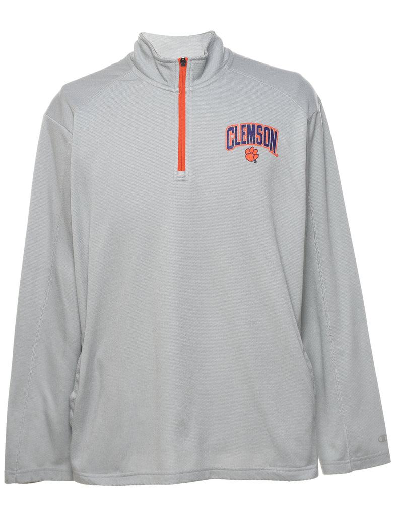 Champion Clemson Plain Grey Sweatshirt - XL