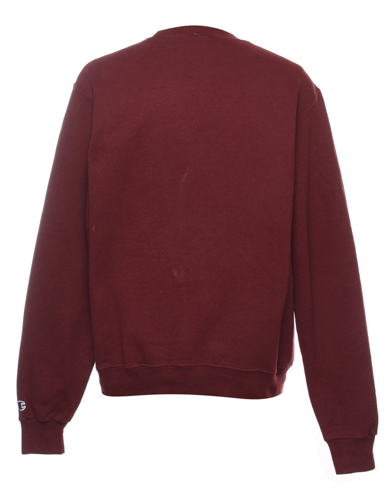 Champion Maroon Harvard University Design Sweatshirt - M