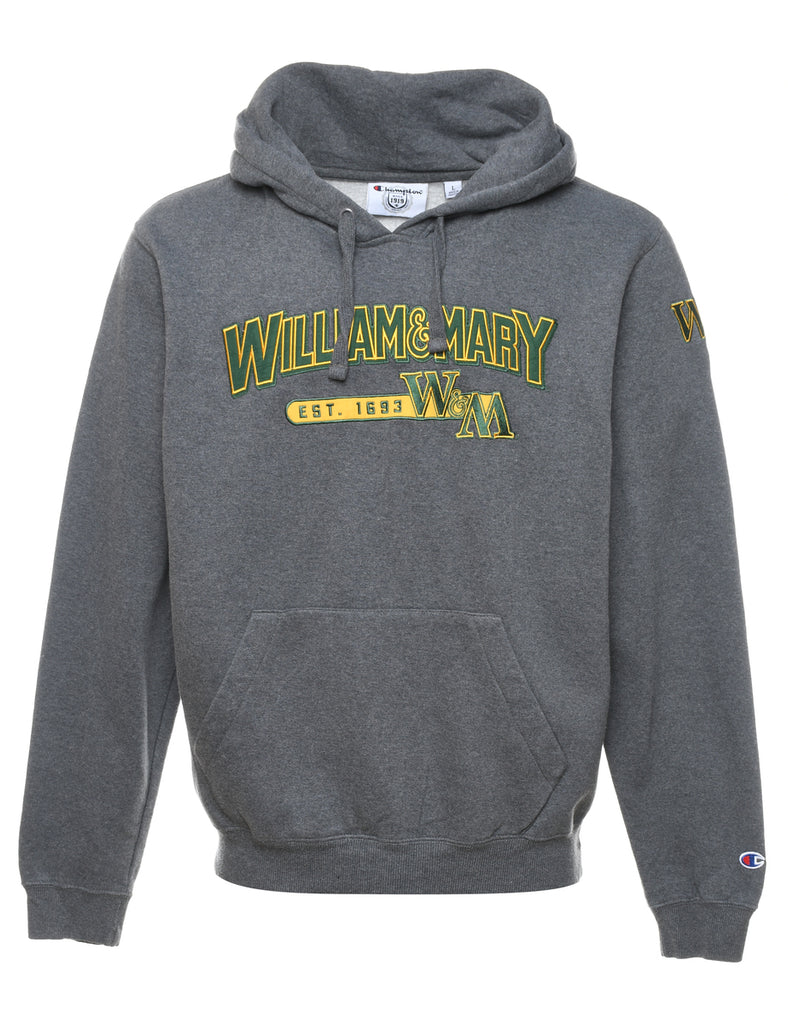 Champion William & Mary Printed Champion Hoodie - L