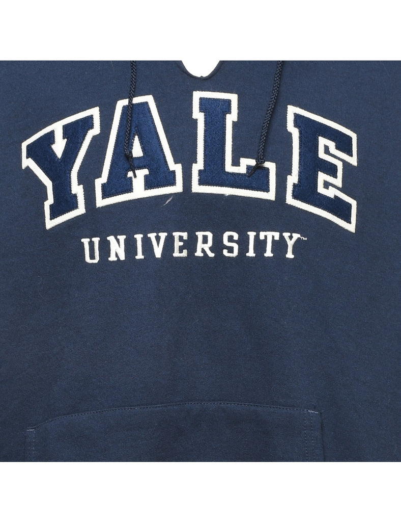 Champion Yale University Navy Hoodie - XXL