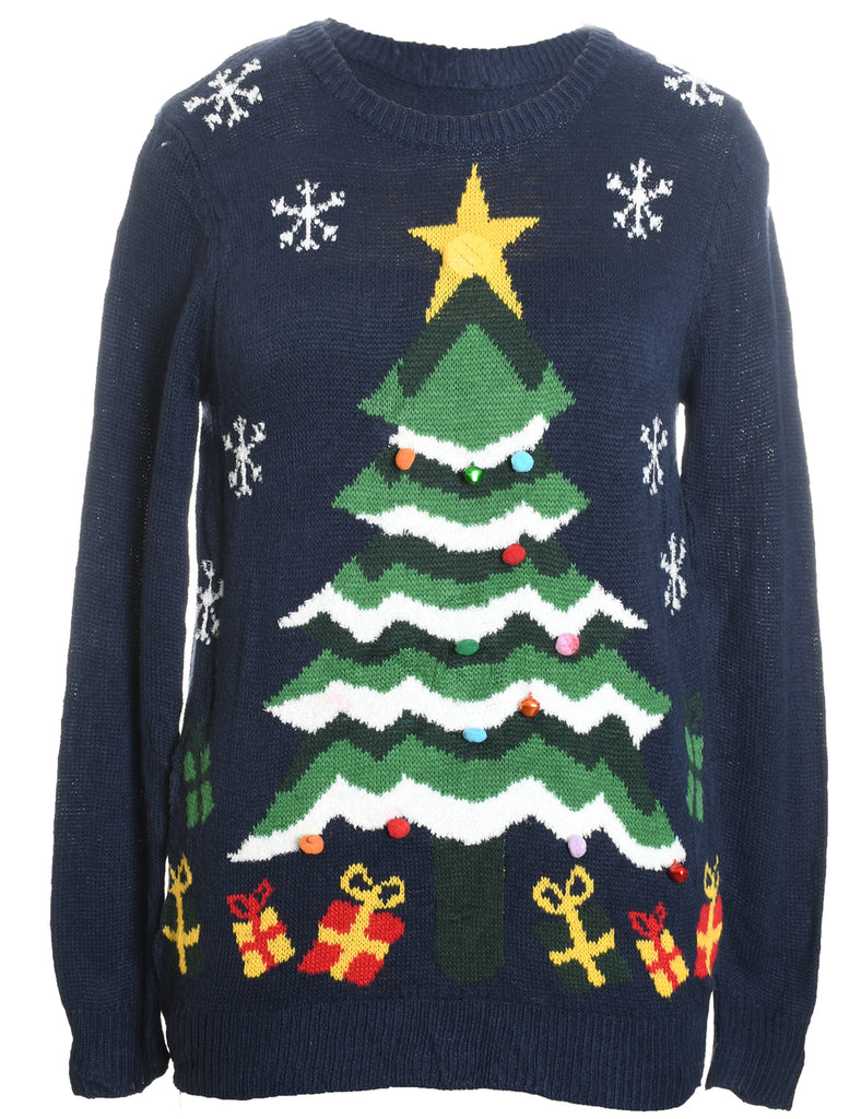 Christmas Tree Design Jumper - M