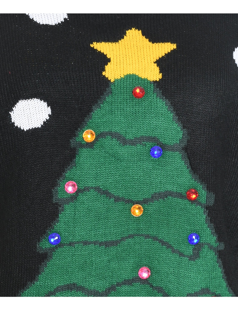 Christmas Tree Design Jumper - M