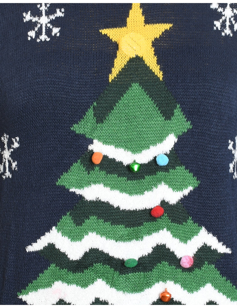 Christmas Tree Design Jumper - M