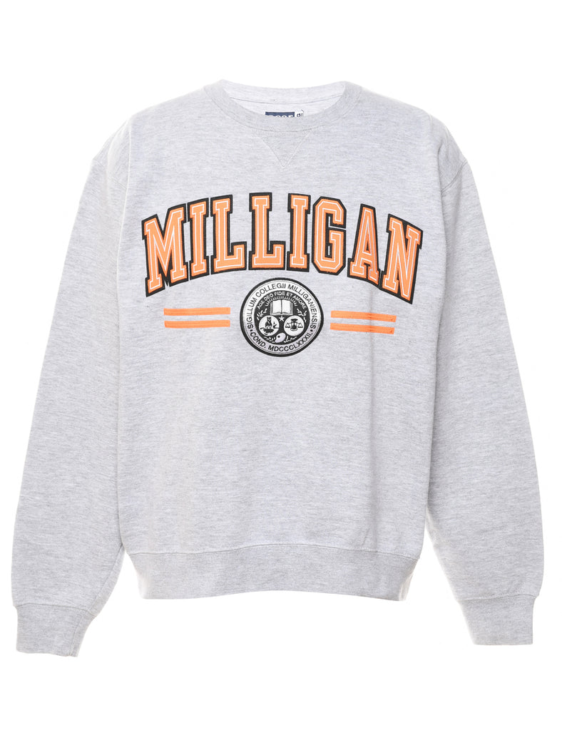 Coral & Grey Milligan Sweatshirt - S