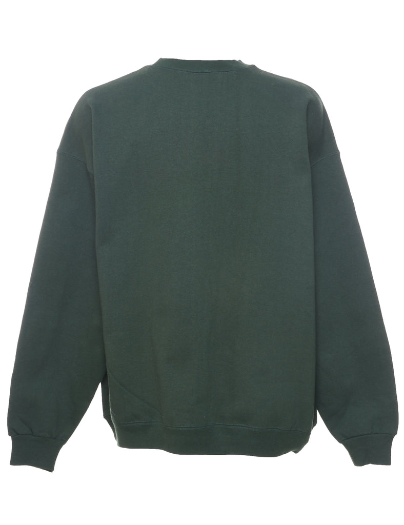 Dark Green Christmas Sweatshirt - XXL