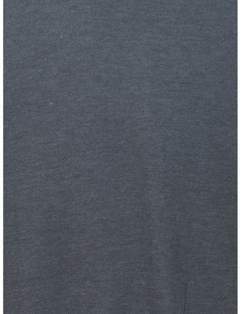 Dark Grey Plain Sweatshirt - L