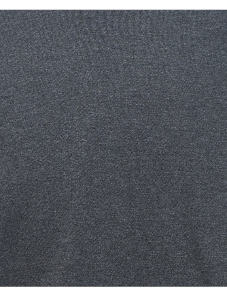 Dark Grey Plain Sweatshirt - L