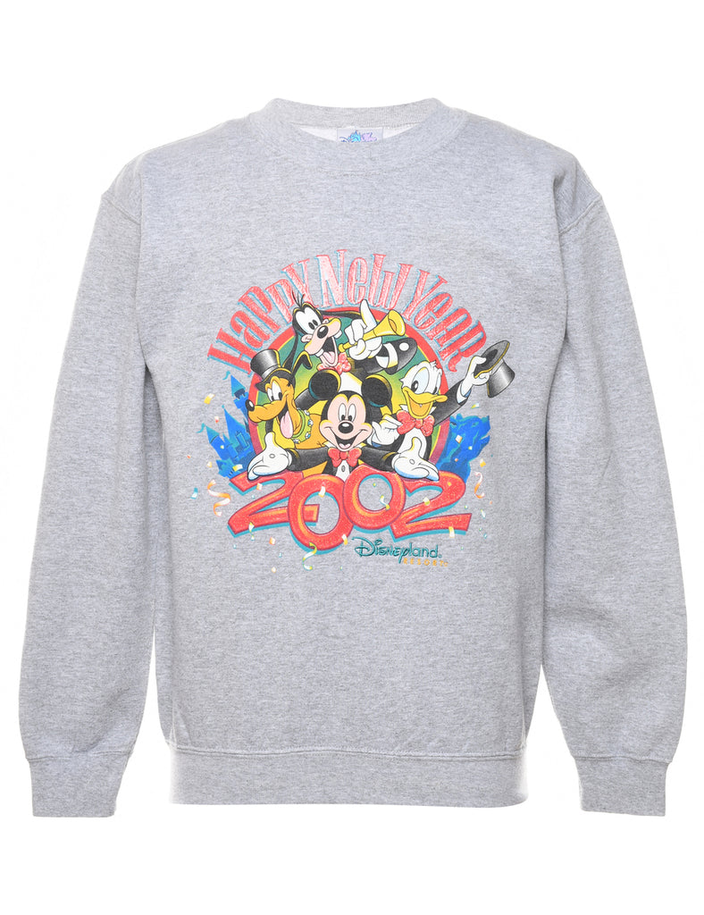 Disney Grey Classic Cartoon Sweatshirt - S