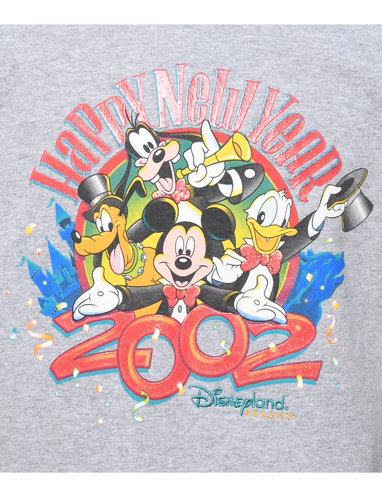 Disney Grey Classic Cartoon Sweatshirt - S