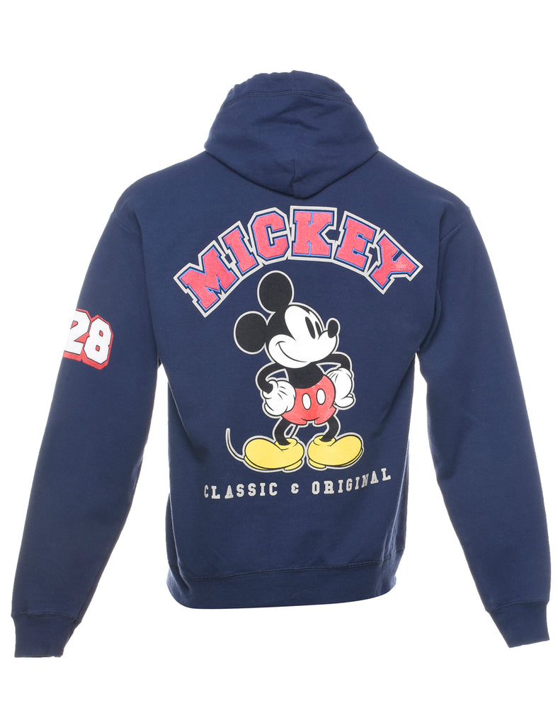 Disney Parks Mickey Hooded 1990s Cartoon Sweatshirt - M