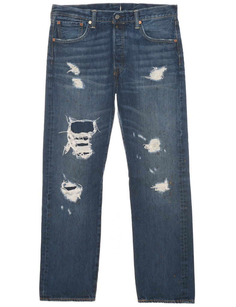 Distressed Levis 501 Jeans - W34 L32