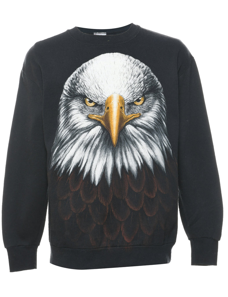 Eagle Printed Sweatshirt - L