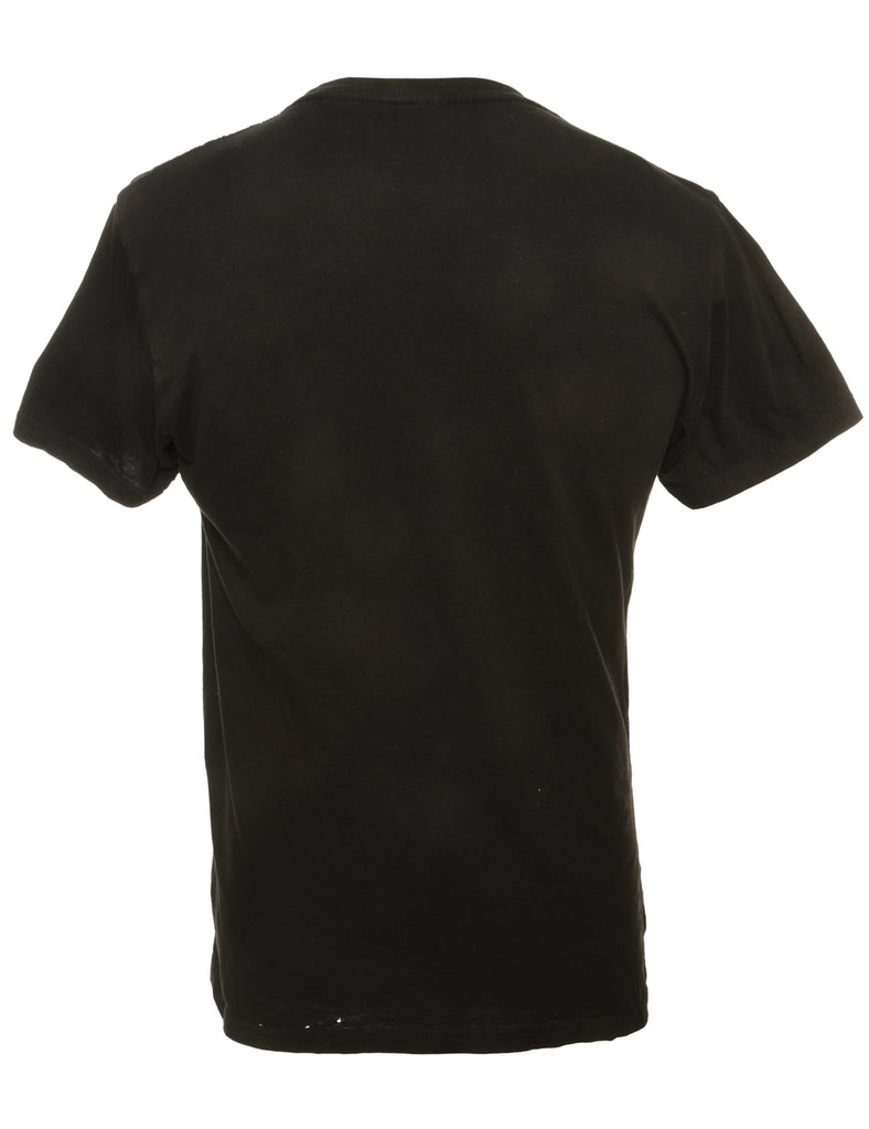 Ed Sheeran Printed Black T-shirt - S